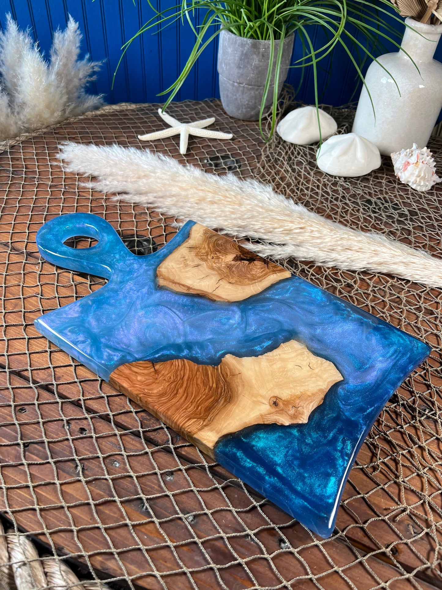 Arctic Blue Diamond Charcuterie Board