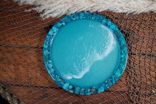 Sea Shell Ocean Resin Platter/Dish