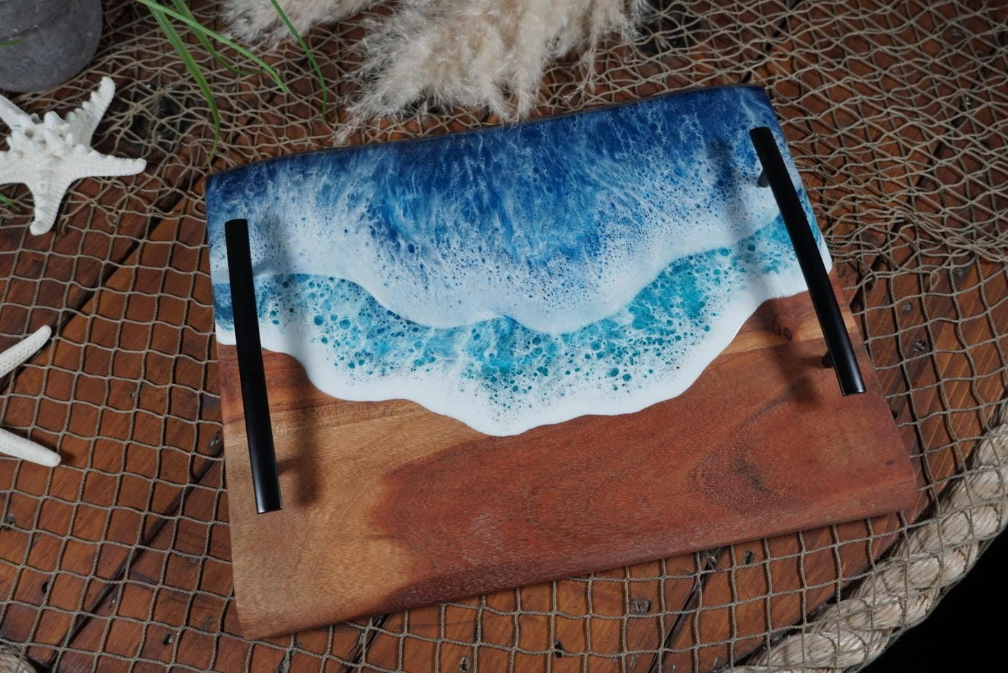 Ocean Waves charcuterie board, serving tray