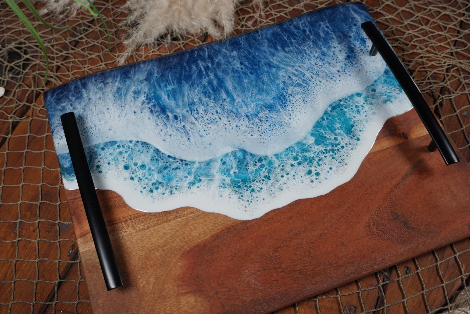 Ocean Waves charcuterie board, serving tray