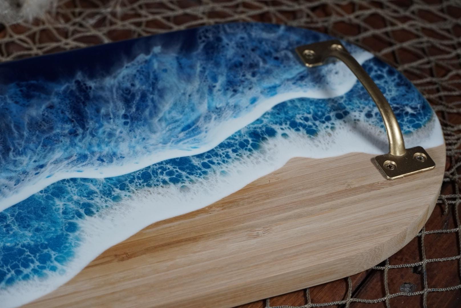 Ocean Waves charcuterie board, serving tray