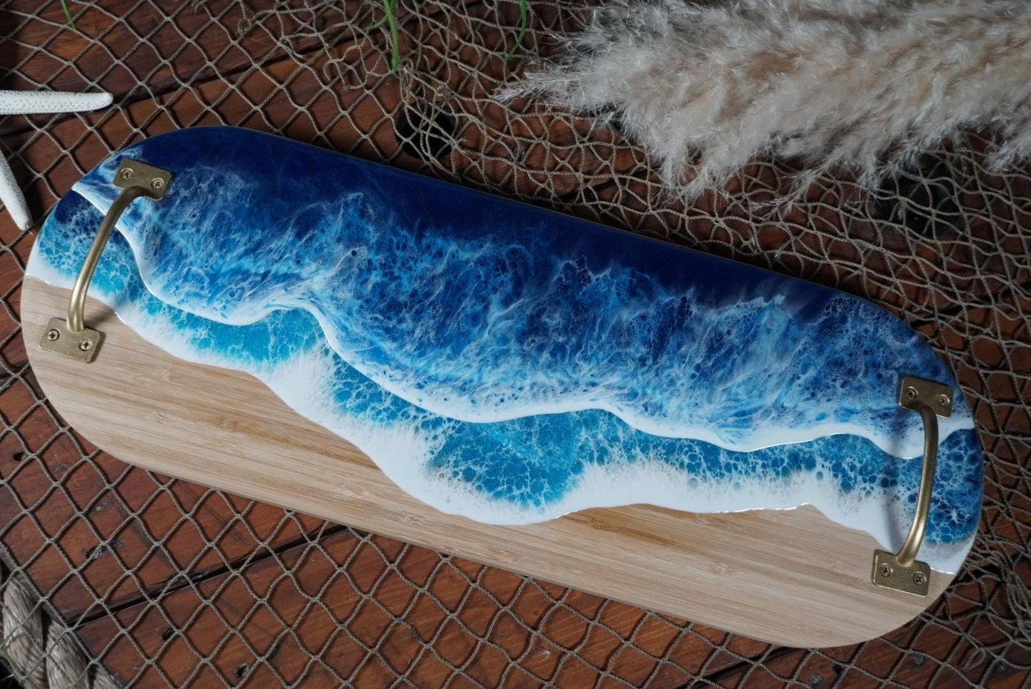 Ocean Waves charcuterie board, serving tray