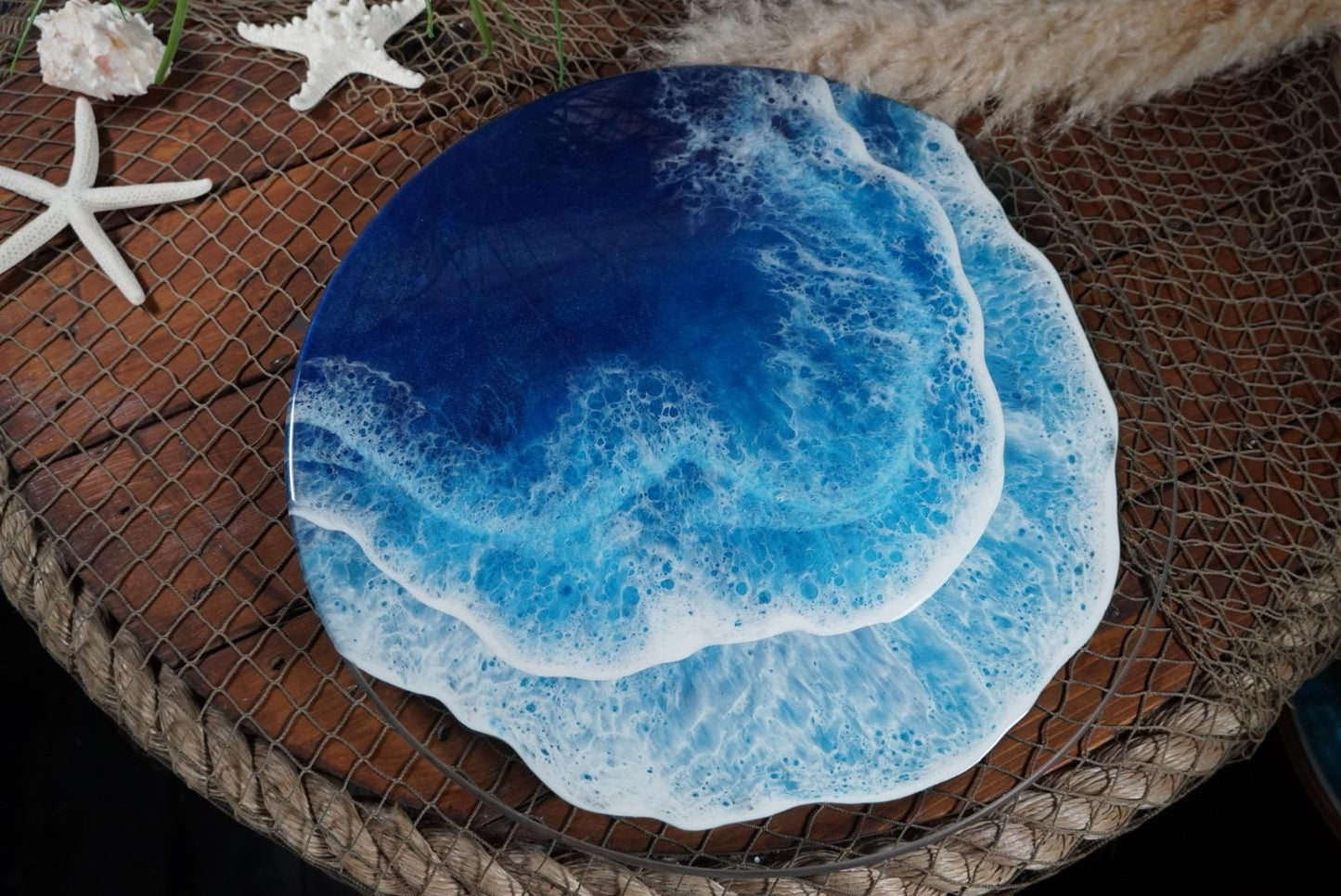 Ocean WavesLazy Susan / Turntable / Centerpiece