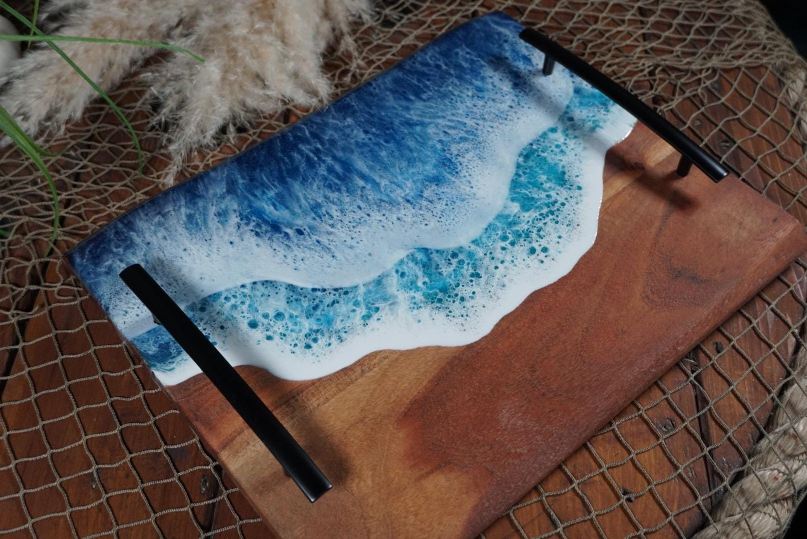 Ocean Waves charcuterie board, serving tray