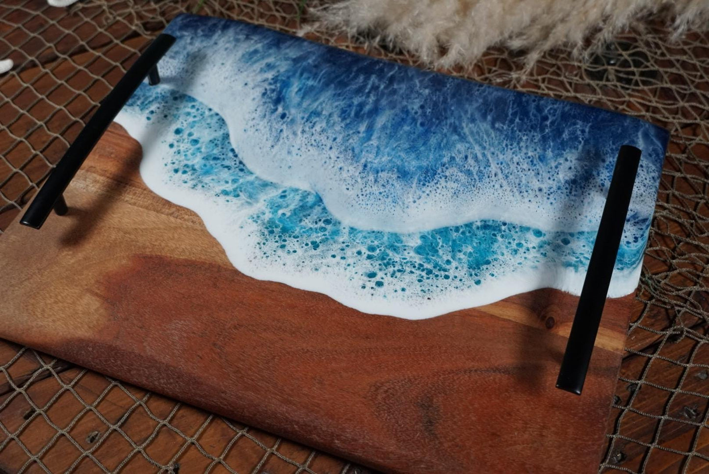 Ocean Waves charcuterie board, serving tray