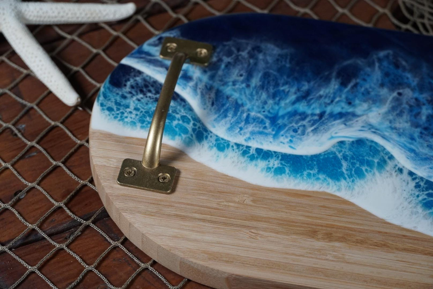 Ocean Waves charcuterie board, serving tray