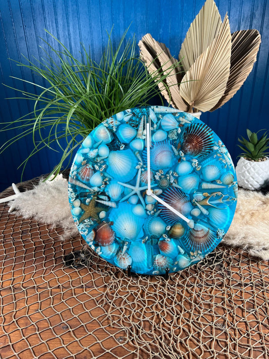 Sea Shell Ocean Clock