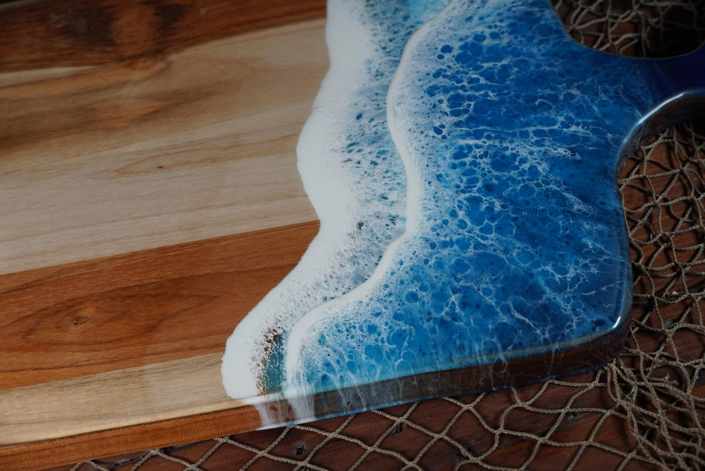 Ocean Waves Whale Tail Charcuterie Board | Serving Tray