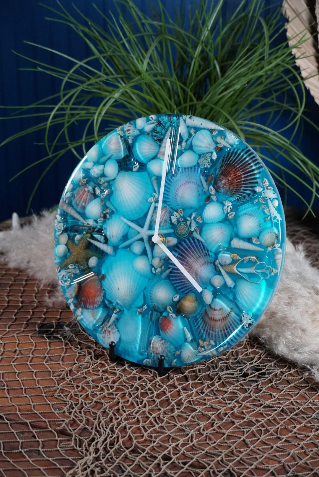 Sea Shell Ocean Clock