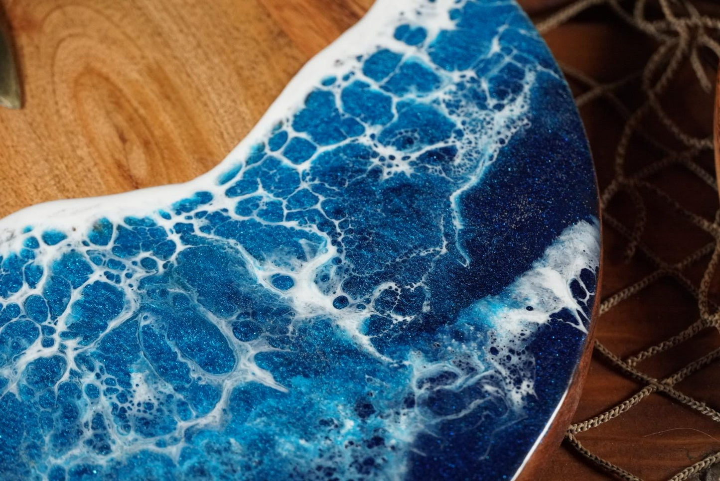 Ocean Waves Heart Charcuterie boards | Serving Trays | Serving Set