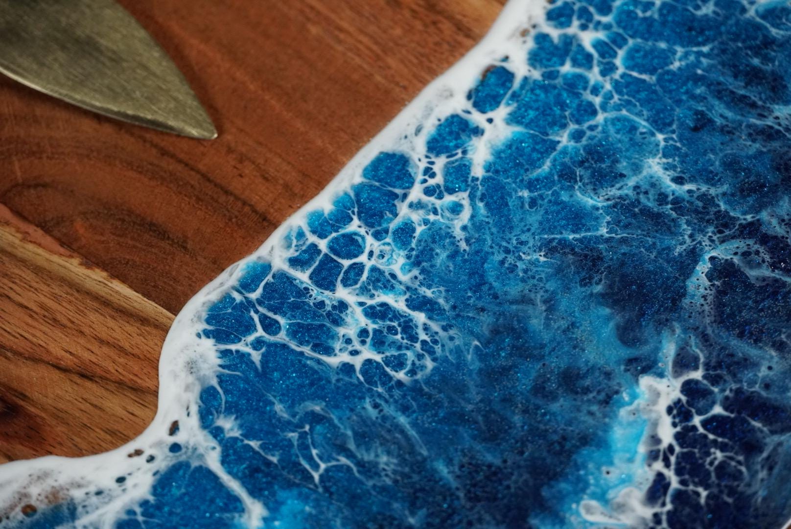 Ocean Waves Heart Charcuterie boards | Serving Trays | Serving Set