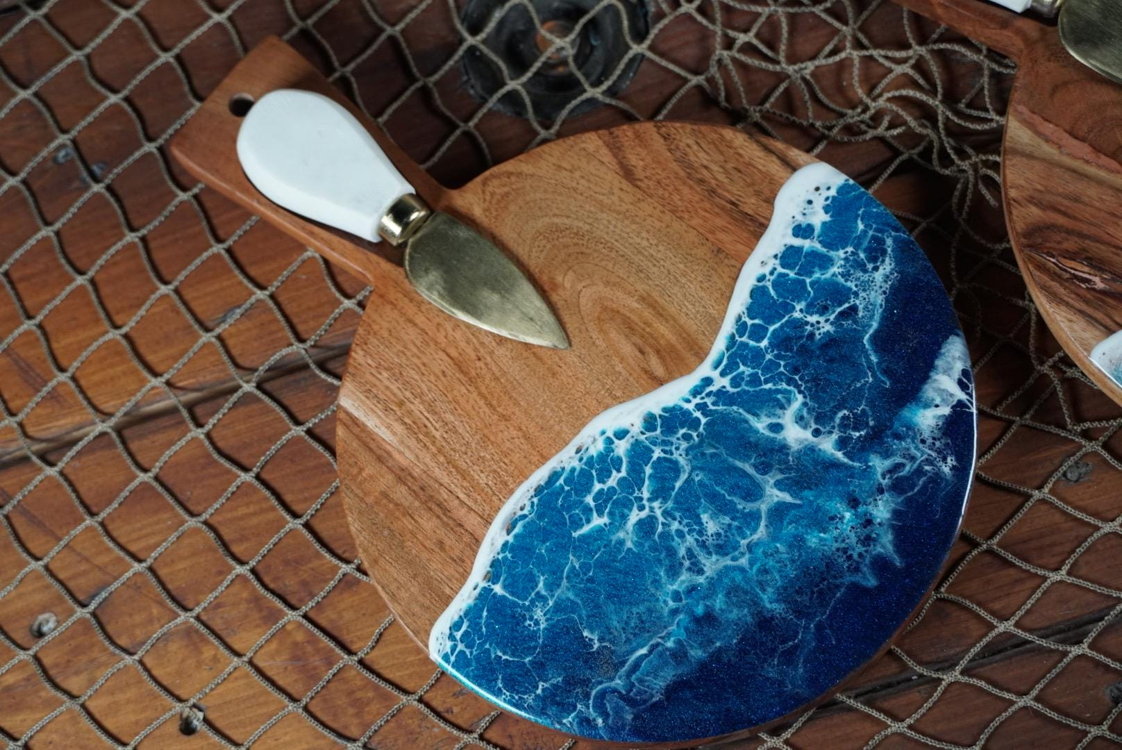 Ocean Waves Heart Charcuterie boards | Serving Trays | Serving Set