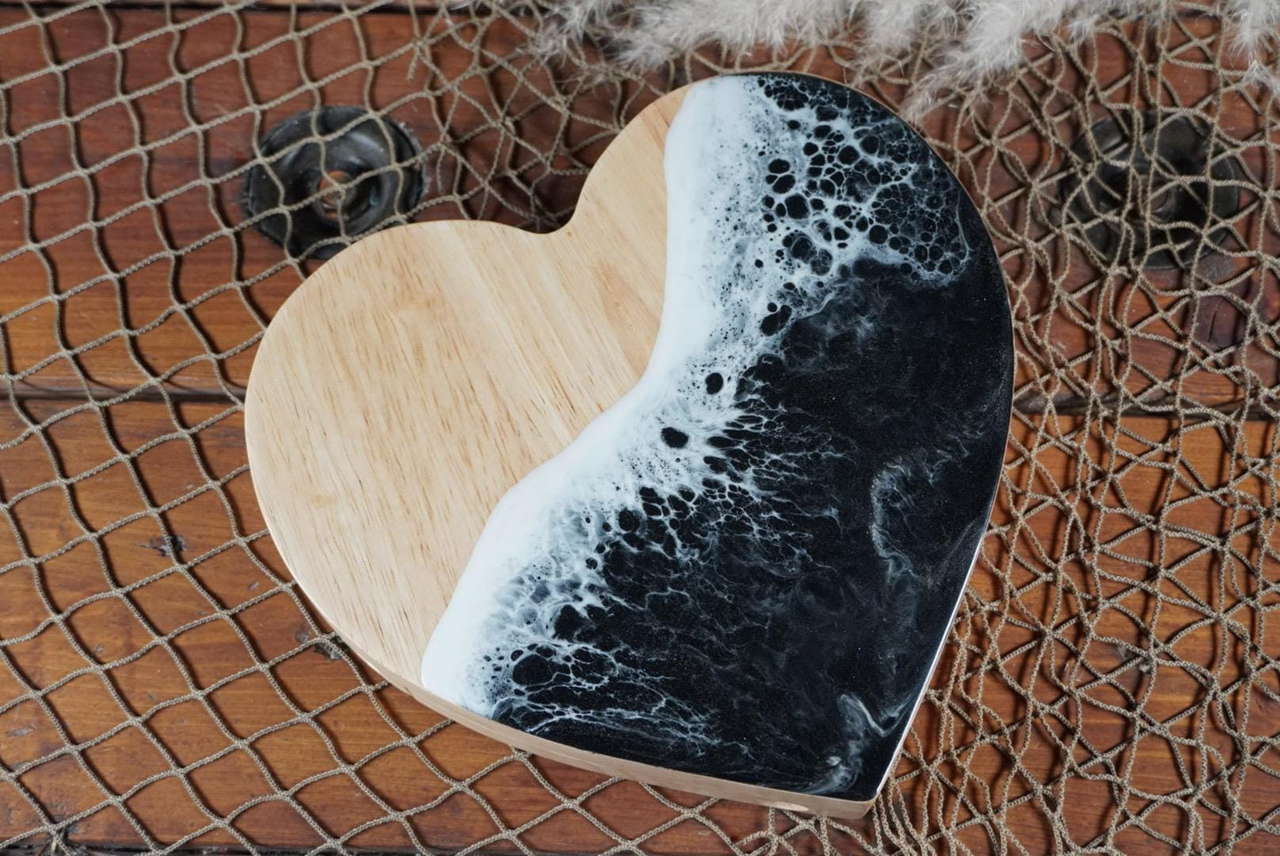 Ocean Waves Heart Charcuterie boards | Serving Trays | Serving Set