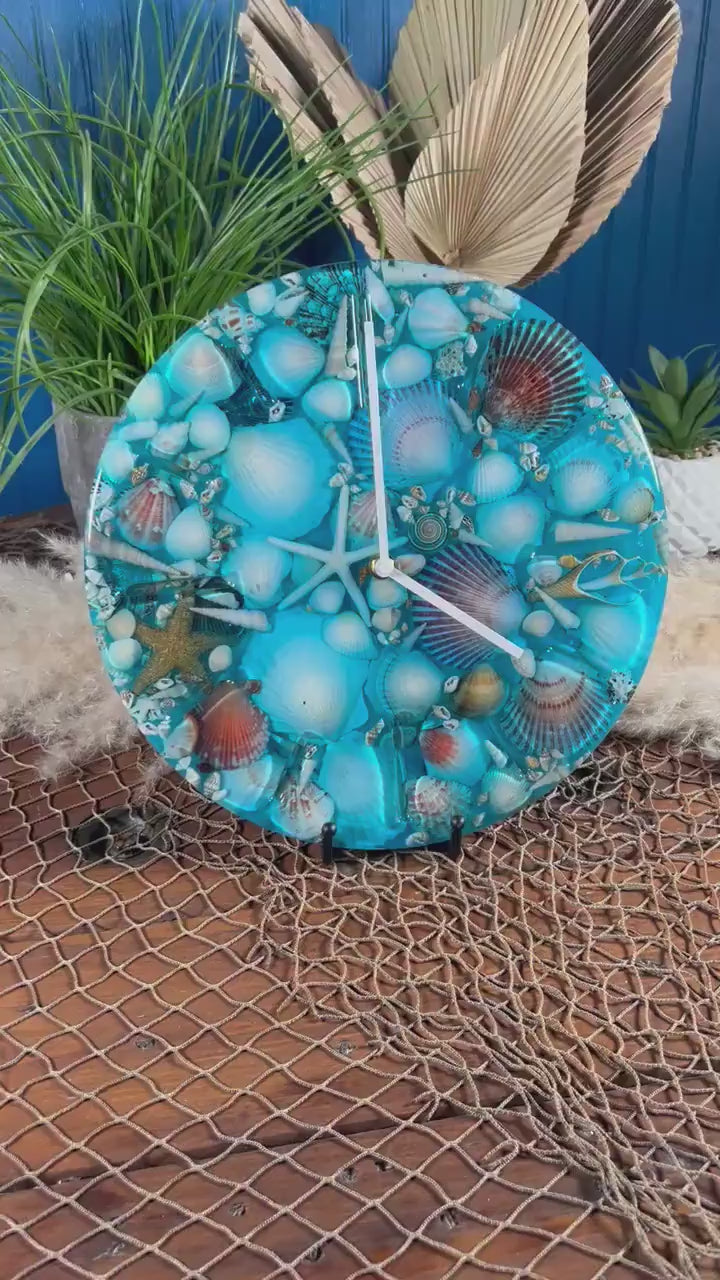 Sea Shell Ocean Clock